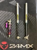 Nette Reiger vering 85cc voorpoten + achterdemper, Motoren, Ophalen of Verzenden, Gereviseerd