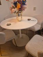 Ronde eettafel wit, Ophalen, Rond, Zo goed als nieuw, Vier personen