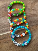 Kinderfeestje persoonlijke armbandjes TRAKTEREN UITDELEN, Ophalen of Verzenden, Nieuw, Feestartikel, Verjaardag