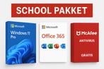 School Pakket - Windows 11 Pro + Office 365 + Gratis McAfee, Ophalen of Verzenden, Nieuw