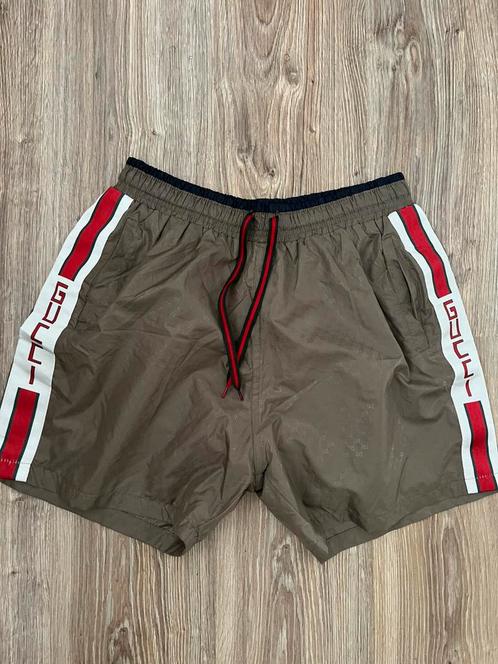 Gucci zwembroek maat M, Kleding | Heren, Badmode en Zwemkleding, Zwemshort, Maat 48/50 (M), Bruin, Ophalen of Verzenden