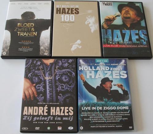 Dvd *** ANDRÉ HAZES *** 5 stuks, Cd's en Dvd's, Dvd's | Muziek en Concerten, Zo goed als nieuw, Muziek en Concerten, Alle leeftijden