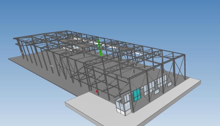 Staalconstructie Staal Spanten bedrijfshal 18x60, Zakelijke goederen, Bedrijfs Onroerend goed, Opslag of Loods, Koop