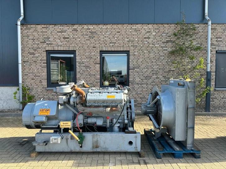 MAN D 2858 MT AvK 250 kVA Noodstroom generatorset ex Emergen, Zakelijke goederen, Machines en Bouw | Aggregaten, Ophalen of Verzenden