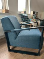 Mooie Blauwe Fauteuil, Huis en Inrichting, Ophalen of Verzenden, Zo goed als nieuw, Stof, 75 tot 100 cm