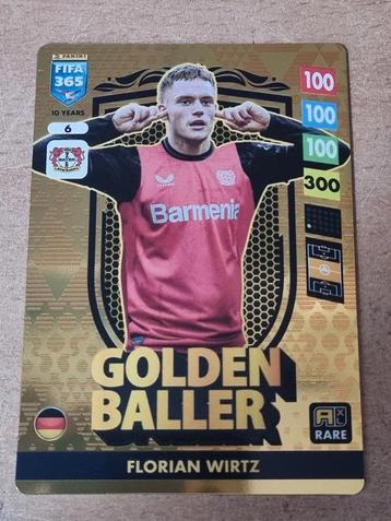 Panini Adrenalyn xl Fifa 365 2025 Rare Golden Baller Wirtz beschikbaar voor biedingen