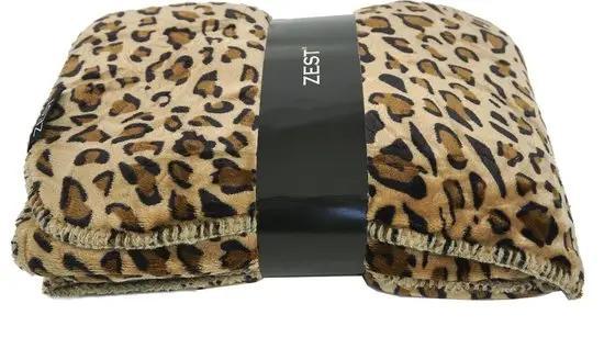 Zachte Fleece Deken - Panterprint, Huis en Inrichting, Woonaccessoires | Plaids en Woondekens, Nieuw, Ophalen of Verzenden