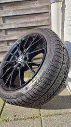 BBS velgen zwart met Pirelli banden +- 6/7mm profiel, Auto-onderdelen, Banden en Velgen, Ophalen, 18 inch, Zomerbanden, 225 mm