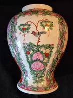 China famille rose baluster porselein vaas Kanton 22 cm, Ophalen