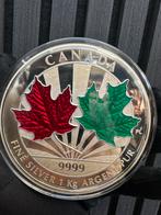 Canada 2014 Maple Leaf Forever Kilo Zilver, Ophalen of Verzenden, Zilver