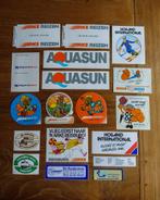 partij vintage stickers - reizen - vakantie, Ophalen of Verzenden