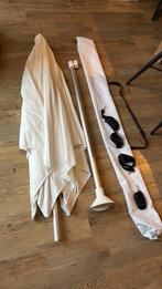 Protecq Bimini parasol 2x2 meter, wit, Watersport en Boten, Ophalen of Verzenden, Zo goed als nieuw