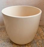 Grote Bloempot egaal creme diameter 27 cm inhoud 10,5 liter, Rond, Ophalen of Verzenden, Zo goed als nieuw, Balkon