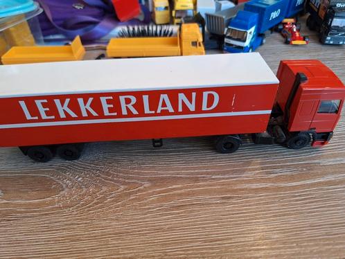 Lekkerland vrachtwagen, Hobby en Vrije tijd, Modelauto's | 1:50, Gebruikt, Bus of Vrachtwagen, Lion Toys, Ophalen of Verzenden