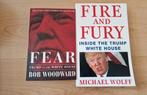 Boeken donald trump fire fury fear bob woodward michael wolf, Ophalen of Verzenden, Zo goed als nieuw, Wereld