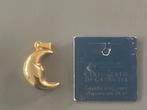 Italiaanse handgemaakte maan hanger 24k verguld, Ophalen of Verzenden, Gebruikt, Goud, Overige voorstellingen