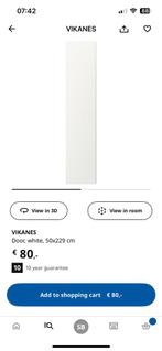 Pax deur ikea Vikanes 50x 229 twee stuks, Ophalen, 200 cm of meer, 50 tot 100 cm, Zo goed als nieuw