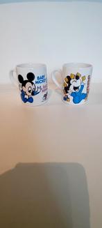 Baby Mickey & Minnie kopjes  vintage, Huis en Inrichting, Keuken | Servies, Keramiek, Ophalen of Verzenden, Zo goed als nieuw