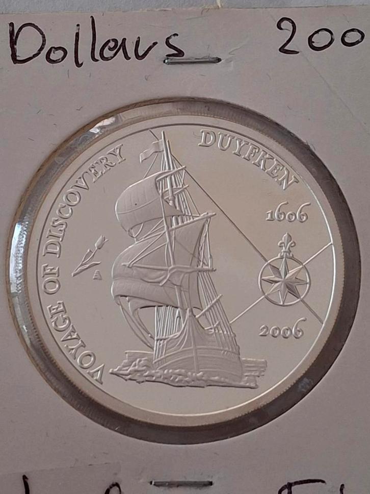 Australië 2006 $5 Zilver - Duyfken Ontdekkingsreis, Postzegels en Munten, Munten | Oceanië, Losse munt, Zilver, Ophalen of Verzenden