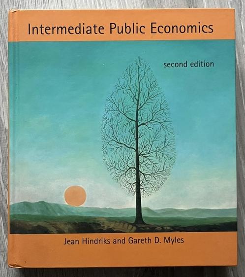 Intermediate Public Economics (2nd Edition), Boeken, Studieboeken en Cursussen, Nieuw, WO, Beta, Ophalen of Verzenden