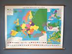 Hebri schoolplaat wandkaart Europa tweezijdig poster, Ophalen, Aardrijkskunde