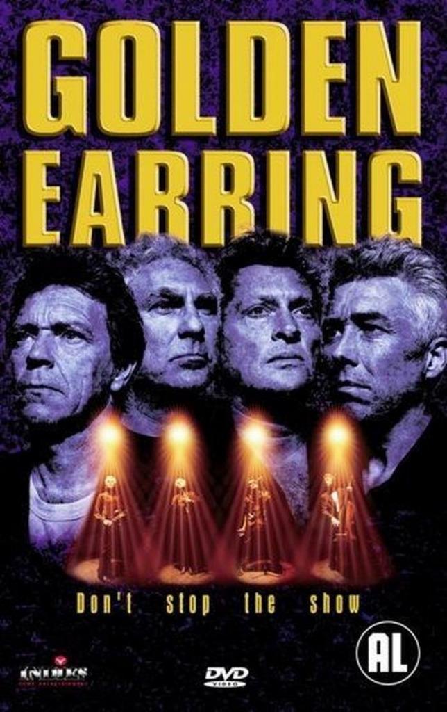 DVD GOLDEN EARING DON'T STOP THE SHOW LIVE, Cd's en Dvd's, Dvd's | Muziek en Concerten, Zo goed als nieuw, Muziek en Concerten