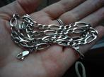 mooie echt zilveren ketting figaro schakel 58 cm 925 21,8 gr, Ophalen of Verzenden, Zo goed als nieuw, Zilver, Zilver