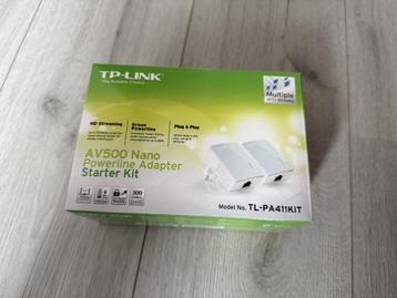 TP-LINK TL-PA411 AV500 Powerline Adapter Set beschikbaar voor biedingen