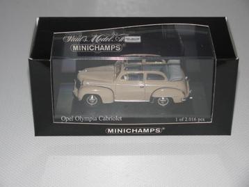   Minichamps Olympia cabriolet Beige Schaal 1:43 beschikbaar voor biedingen