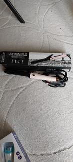 ELLE 2 in 1 Krul- en Stijltang, Ophalen of Verzenden, Zo goed als nieuw, Haarverzorging