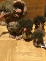 4 noorse trollen., Verzamelen, Beelden en Beeldjes, Zo goed als nieuw, Dier