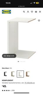 Ikea —— KOMPLEMENT Verdeler basiselementen, wit, Ophalen, Zo goed als nieuw, 50 tot 100 cm, Minder dan 100 cm