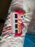 Roze Eenhoorn Piano Speelgoed, Ophalen, Zo goed als nieuw, Auto, Met licht