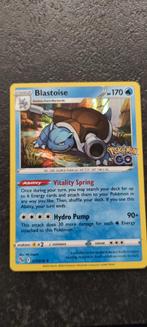 Blastoise holo - pokemon go, Ophalen of Verzenden, Nieuw, Losse kaart, Foil