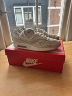 TEAB - Nike Air Max 1 White Kumquat - EU44 - gedragen (2/10), Ophalen of Verzenden, Zo goed als nieuw, Wit