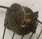 Vintage armband zeer mooi patina  buigzaam 7cm, Ophalen of Verzenden, Zo goed als nieuw, Goud, Overige materialen