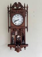 Perfect werkende pendule klok van Concordia met notenhout, Ophalen of Verzenden