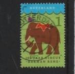 ‹(•¿•)› nl # j0481 circus rens - olifant, Postzegels en Munten, Postzegels | Nederland, Verzenden, Na 1940, Gestempeld