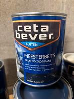 Cetabever dekkende meesterbeits midden blauw 0,75liter, Ophalen of Verzenden, Nieuw, Hout