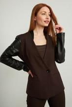 Joseph Ribkoff prachtig bruin/zwarte chique jas mt 38/40, Maat 38/40 (M), Overige kleuren, ., Joseph Ribkoff