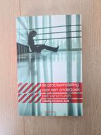 De probleemstelling voor een onderzoek - Piet Verschuren, Ophalen of Verzenden, Zo goed als nieuw, HBO, Piet Verschuren