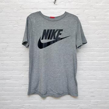 Nike T-shirt Maat S Grijs Zwart Logo Modal Unisex beschikbaar voor biedingen