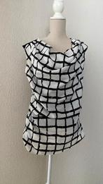 Top waterval hals Zwart-Wit geruit maat 40 Merk Question, Kleding | Dames, Overige kleuren, Zo goed als nieuw, Zonder mouw, Question