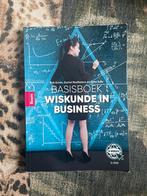 Basisboek wiskunde in business, Ophalen of Verzenden, Zo goed als nieuw, Niet van toepassing