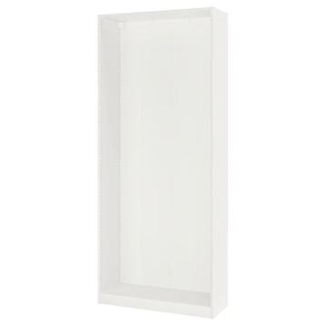 Ikea pax kast wit 100x35x236 incl 5 plakken 