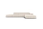 Cosmopolitan Design Chicago Hoekbank Creme velvet €1999, nu, 250 tot 300 cm, Cosmopolitan Design, Nieuw, Ophalen of Verzenden
