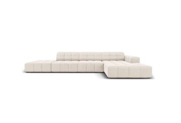 Cosmopolitan Design Chicago Hoekbank Creme velvet €1999, nu  beschikbaar voor biedingen