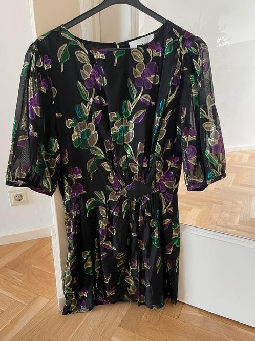 Nieuw: zwart feestelijk jurkje Ba&sh maat 1 (s), Kleding | Dames, Jurken, Nieuw, Maat 36 (S), Zwart, Boven de knie, Verzenden