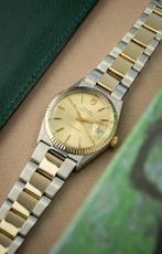 Tudor Prince-Quartz Oysterdate 34 / 1984 / Solid gold links, Overige merken, Staal, Polshorloge, Ophalen of Verzenden