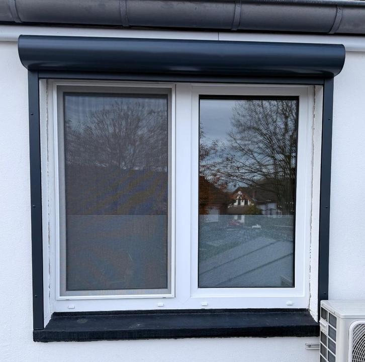 Kozijn, kunststof met dubbelglas en Hor - izgs, Doe-het-zelf en Verbouw, Kozijnen en Schuifpuien, Gebruikt, Raamkozijn, Kunststof